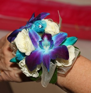 Elegant Blue Orchids 