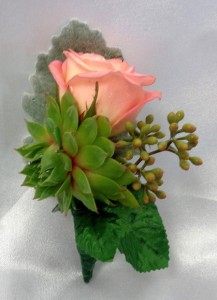 Succulent & Rose